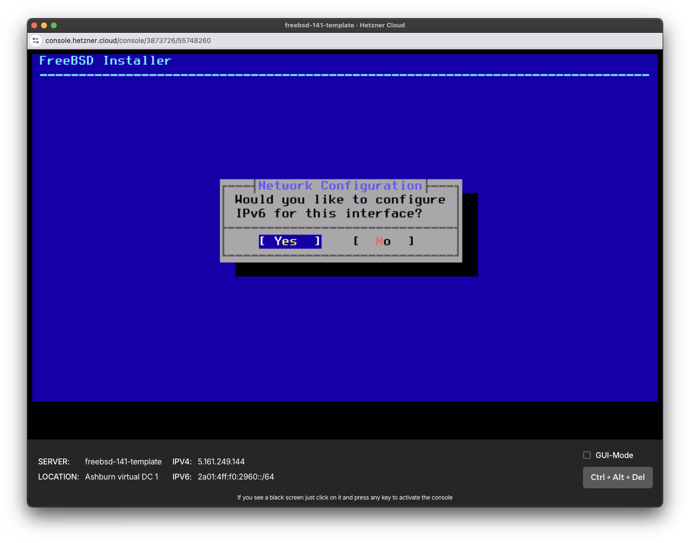 IPv6 Configuration