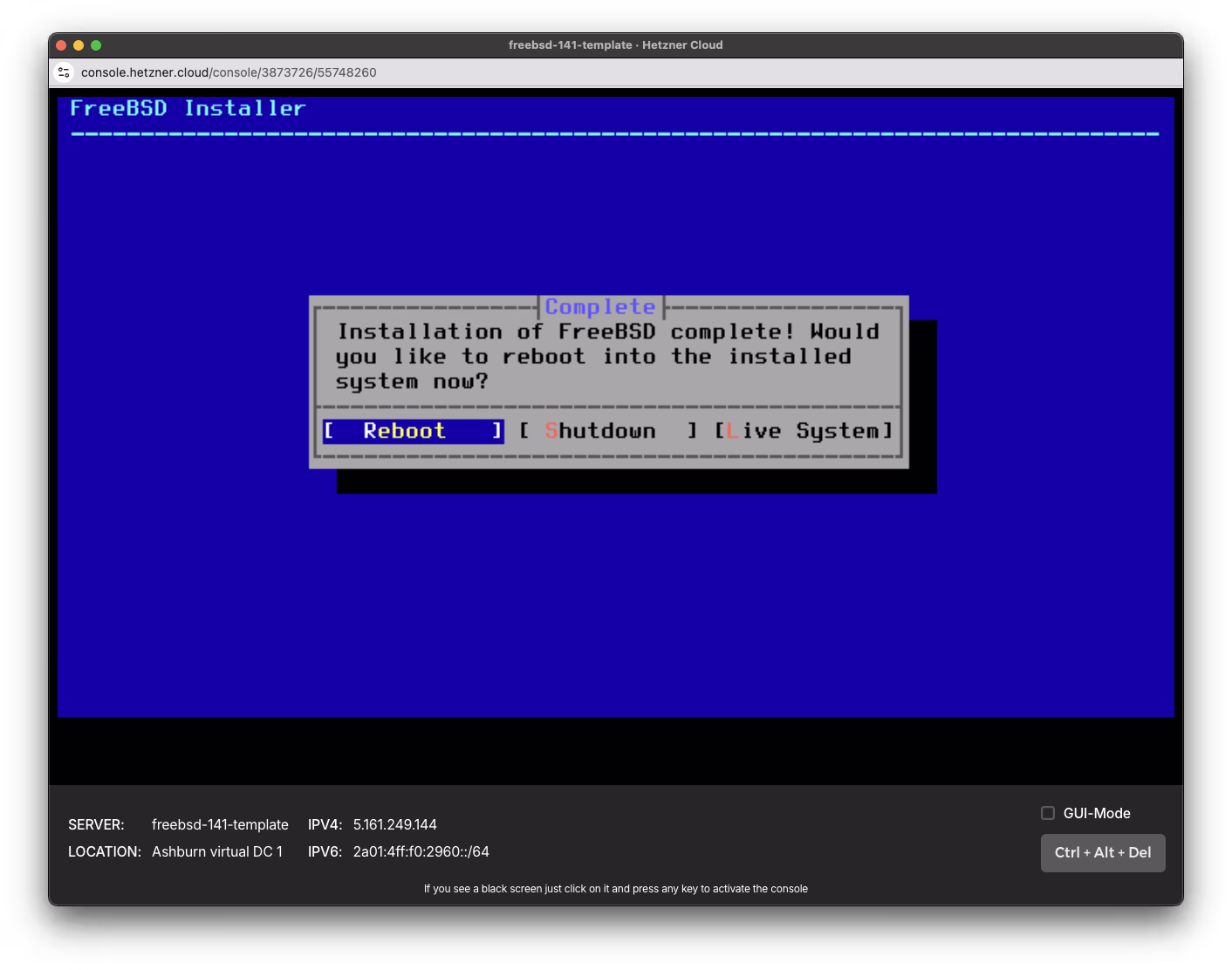 Reboot